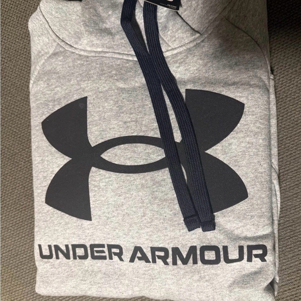 Under Armour Heather Gray Fleece Hoodie